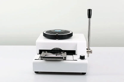 TEBAK Metal Dog Tag Manual Name Engraving Characters Small Manual Stainless Teel ID Tag Engraving Metal Embossing Machine