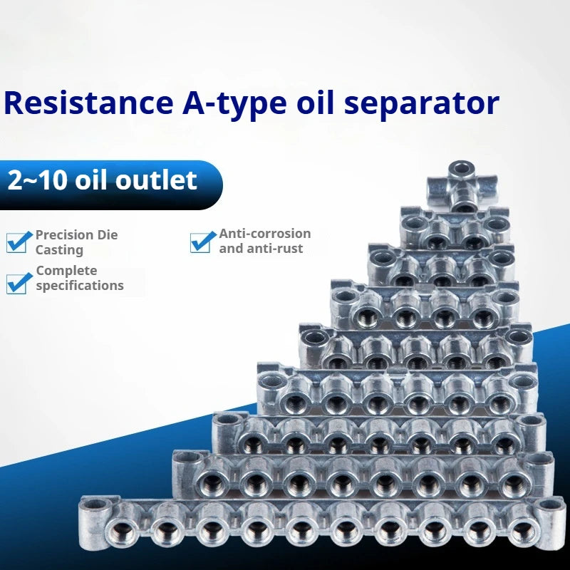 Zinc Alloy Type a Resilient Oil Distribution Device - Oil Distribution Block - Oil Outlet - Oil Pump Oil Distribution Unit