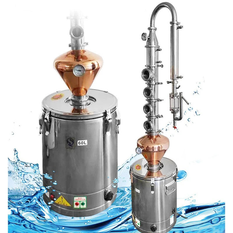 TEBAK Distillery Hand-made Gin/Vodka/Whiskey/ Ethanol Production Copper Distillation Equipment Wine Gin Vodka Alcohol Distiller