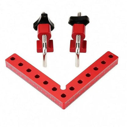 TEBAK 90 Degree Positioning Squares Woodworking Carpenter Corner Clamping Square Tool for Picture Frame Box Cabinets Drawers