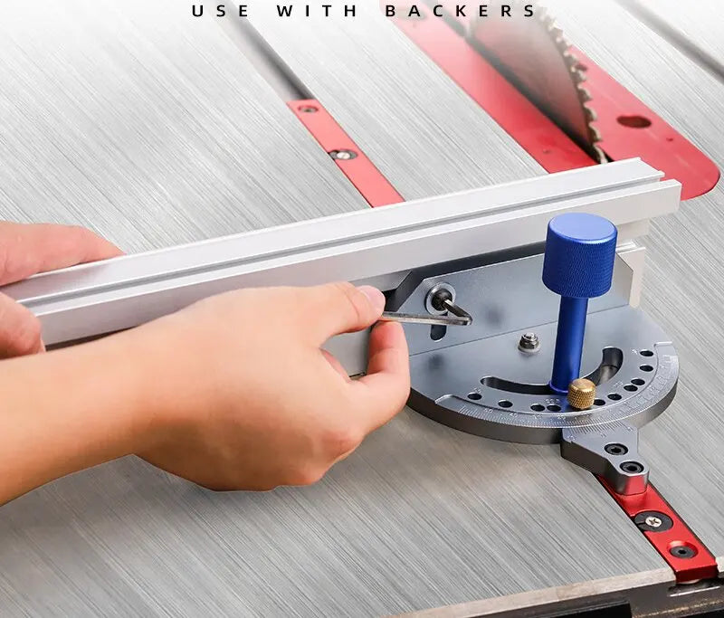TEBAK W-01 Table Saw Diy Tools Slide Bar Woodworking Router Table Saw Cutting Guide Aluminum Angle Gauge