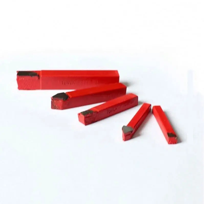 TEBAK Carbide Tipped Hole Turning Tool Kit Alloy Tungsten Steel Tools Welding Lathe Cutters High Hardness Tipped Cutters Tool