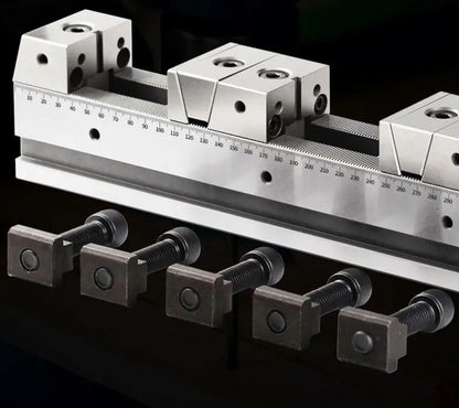 KSD50-500-4FD Cheap Precision Versatile Multi Clamping Adjustable Multiple Line up Vise Rail System for Cnc Machine