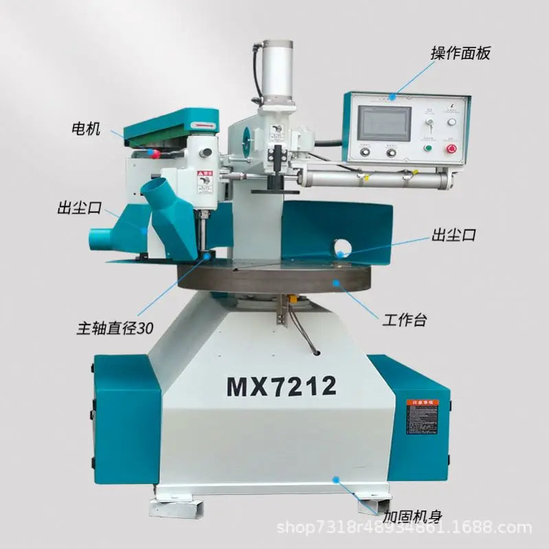 A TEBAK Auto Coping Shaper Milling Machine Automatic Woodworking Moulder Copying Processing Round Oval Rectangular Wood Workpieces