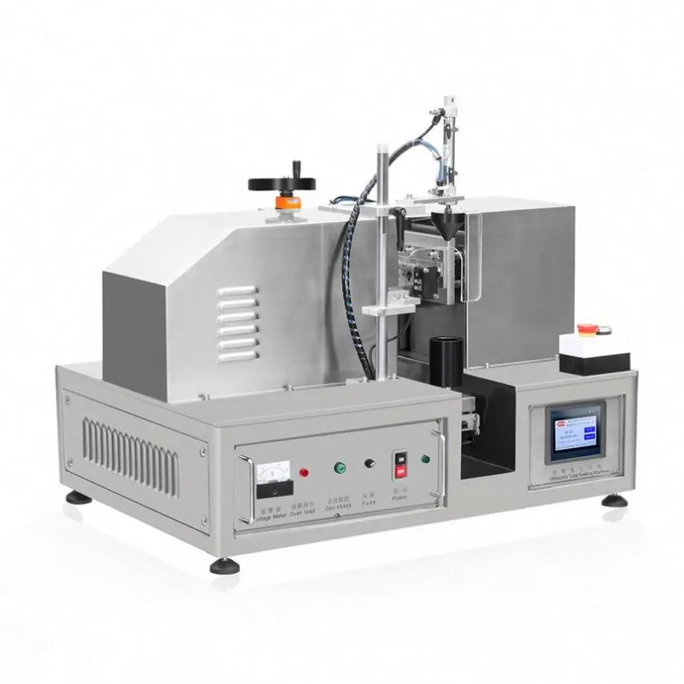 TEBAK Full-automatic Date and Embossed Ultrasonic Plastic Tube Tail End Sealing Filling Machine