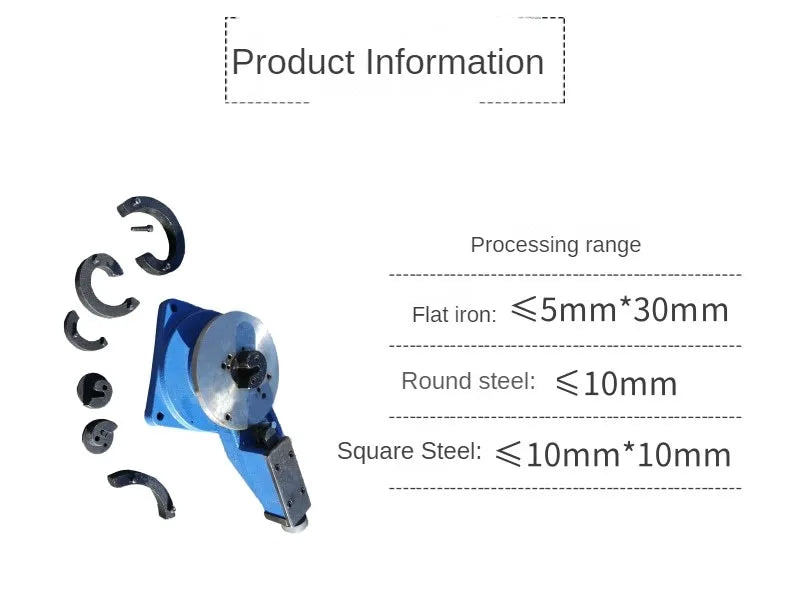 Spiral Metal Bender Multifunction Manual Steel Iron Universal Bending Machine Scroll Tools for Metal Production