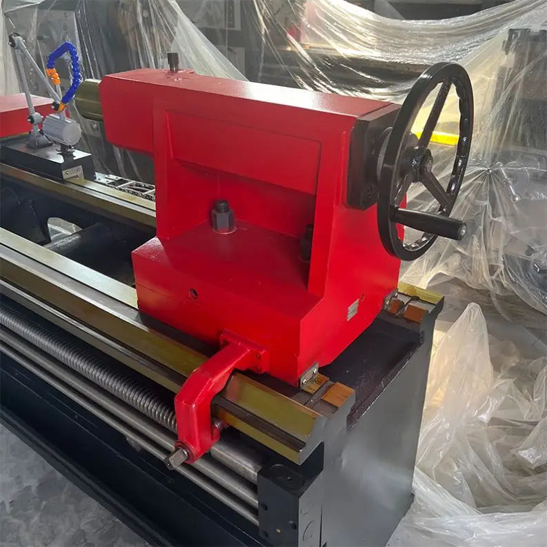 TEBAK Internal External Turning Taper Turning End Facing Other Heavy Duty Multi-functional Metal Horizontal Hand Lathe CW6180