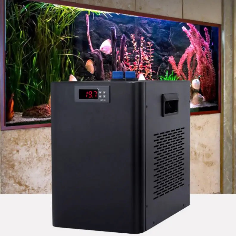 Chiller Water Cooling Machine Suitable Aquarium Water Cooler Tank for Reef Coral Jellyfish Shrimp Water Plants and Fish Farming