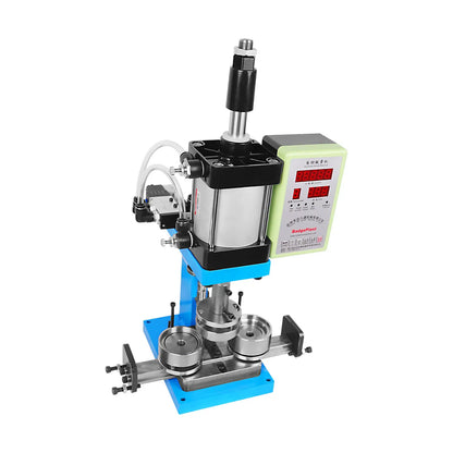 Badge Machine MakerPush-pull Custom Plastic Metal Pneumatic Automatic Button Badge Making Machine Double Flash Badge Making Tool
