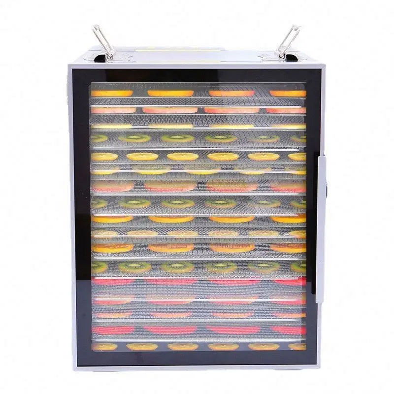TEBAK 12 Layers Food Dryer Fruit Vegetable Dehydrator Machine Home Food Air Drying Oven Beef Pet Food Meat Lemon Dryer Machine