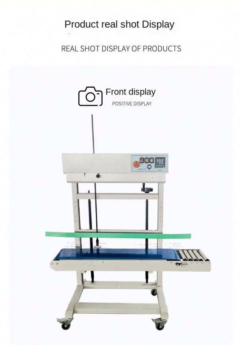 TEBAK SY-1120 Automatic Horizontal Plastic Film Bags Heat Sealing Machine Continuous Band Sealer Machine