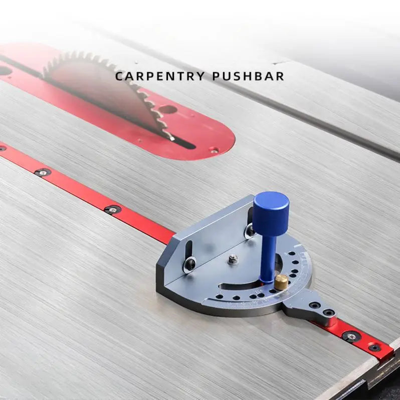 TEBAK W-53 Miter Gauge Carpenter Woodworking Angle Push Ruler Table Saw Universal Push Handle Craftsman Tool Woodworker Sawing