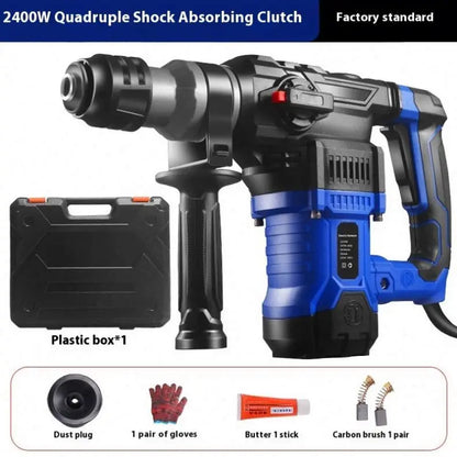 2400w Power Tools Electric Hammer Drill 220V BMC Packing Rotary Hammer Steel Wood Drill Multi-functional Household Industrial