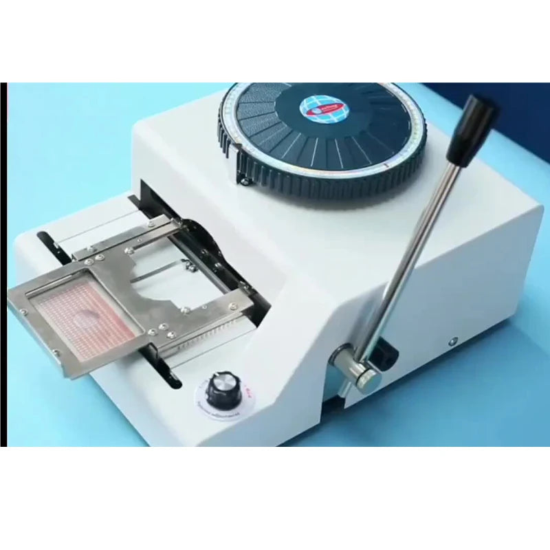 2024 Plastic Card Making Machine PVC Card Embosser /Card Making Embosser Code Embossing Machine