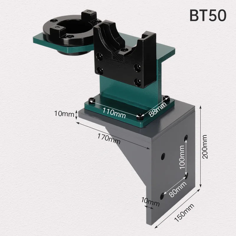 TEBAK Wall-mounted Lock Tool Holder for CNC Numerical Control Machining Center BT40 Installing BT30 BT40 and BT50 Tool Holders