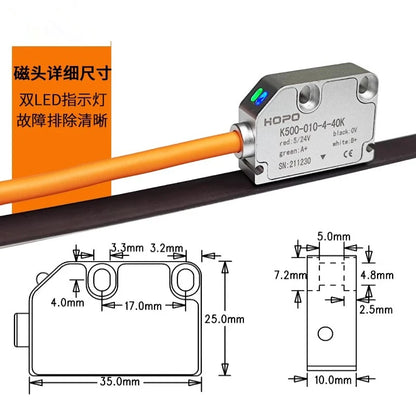 .Manufacturer of Magnetic Scale Ruler and Magnetic Scale Ruler Displacement Sensor for Gantry Milling Machines.