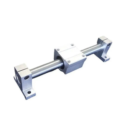 D-24 Aluminum Linear Motion Rail Clamping Rod Rail Guide Support SHF8 for 8mm Diameter Shaft