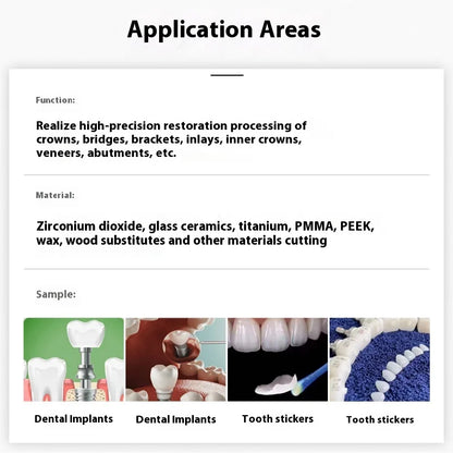 TEBAK JY-20 Four-axis Linkage Dry and Wet Engraving and Milling Machine for Denture Engraving