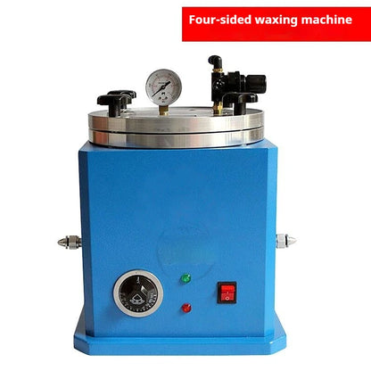 TEBAK Jewelry Making Tools Mini Wax Injection Machines Round Barrel Double Nozzle Wax Injector Jewelry Casting Waxing Equipment