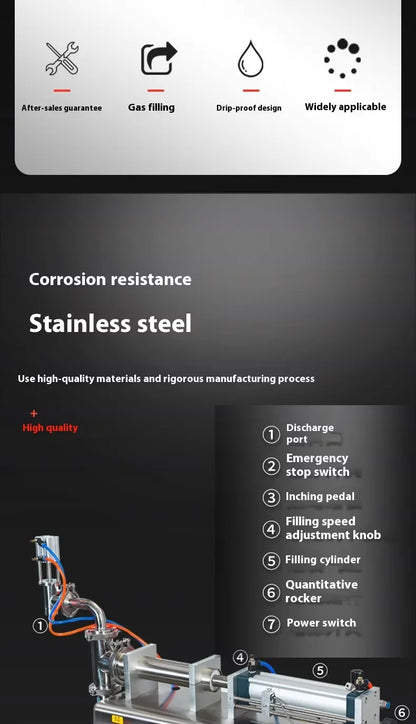 TEBAK Horizontal Soda Beverage Perfume Honey Bottles Bags Semi Automatic Cheap Plastic Glass Bottle Liquid Filling Machine