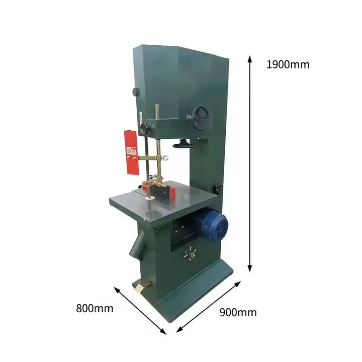 TEBAK Woodworking Vertical Wood Band Saw MJ345B Cutting Equipment Saw Mill Machine Sawmills Band Bandsaw for Furniture Cutting
