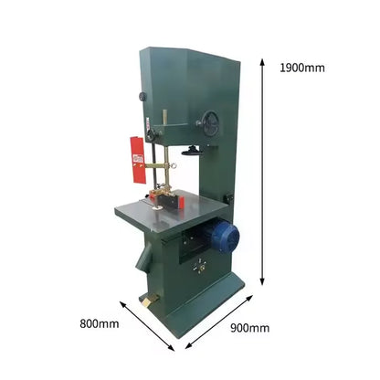 TEBAK Woodworking Vertical Wood Band Saw MJ345B Cutting Equipment Saw Mill Machine Sawmills Band Bandsaw for Furniture Cutting