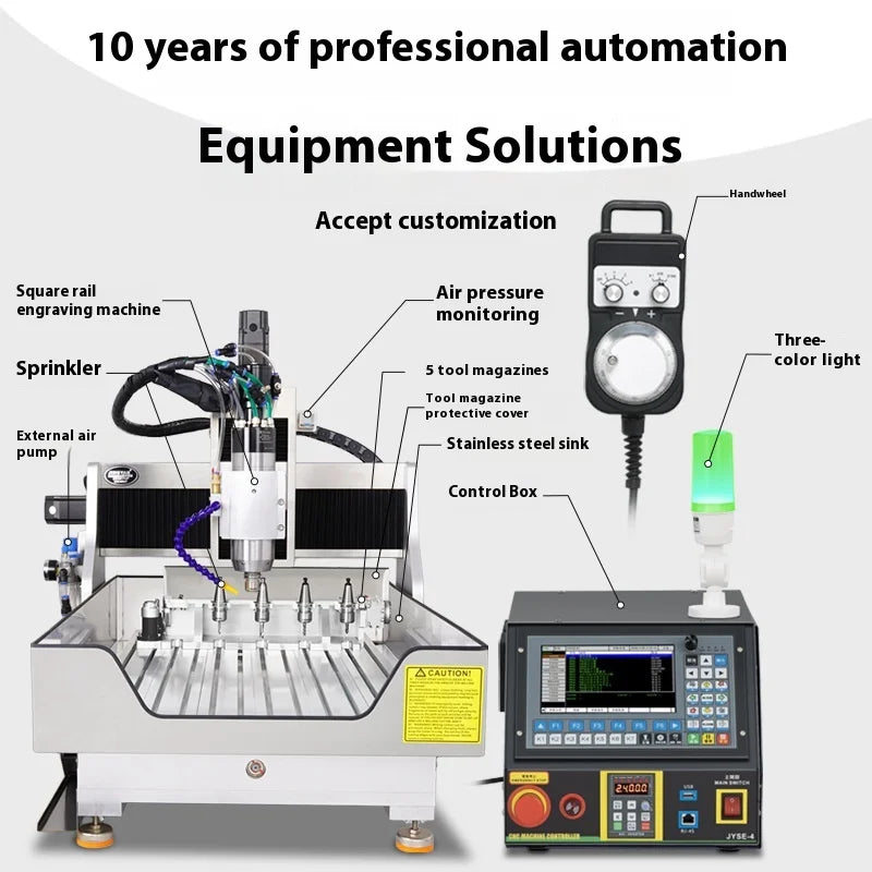 TEBAK JY-19 Wood CNC Router Engraver Industrial Engraving Machine 6040 1.5kw 2.2kw Milling Machine