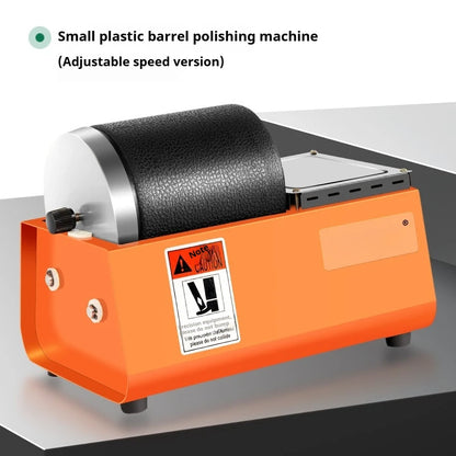 TEBAK Silicone Polishing Machine Gold and Silver Jewelry Rotary Rock Tumbler Barrel Polisher Grinding Cleaning Grinder Equipment