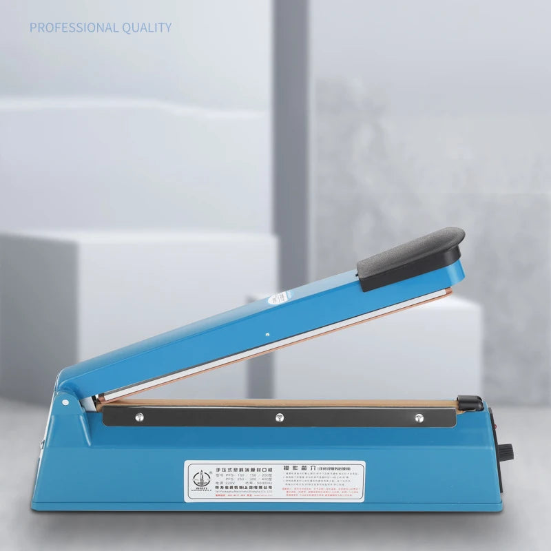 Hot Heat Sealer Model 300 Food Packing  Impulse Sealer Iron Body Durable Lightweight Operated Hand Pressure Sealing Machine