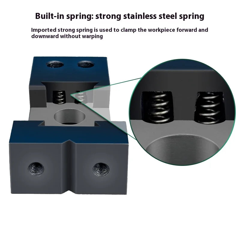 CNC Side Fixture Clamp M6 OK Vise Unidirectional  Vise Clamp Workholding Clamp Fixed Precision Fixtures Clamp