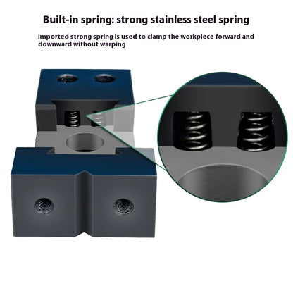 CNC Side Fixture Clamp M6 OK Vise Unidirectional  Vise Clamp Workholding Clamp Fixed Precision Fixtures Clamp