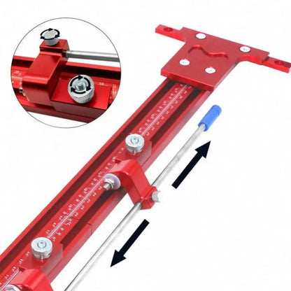 TEBAK Wood Working Tool Parallel Guide Rail System Woodworking Aluminum Guide Rail Joining Set Alloy Circular Saw Track Set