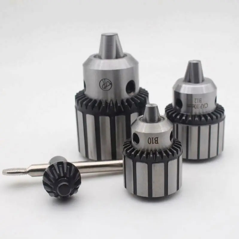 TEBAK Taper Thread B10 B12 B16 B18 B22 Drill Chuck Wrench Rotation Clamping 1mm 5mm 13mm 16mm 20mm Tool Rest Drill Chuck