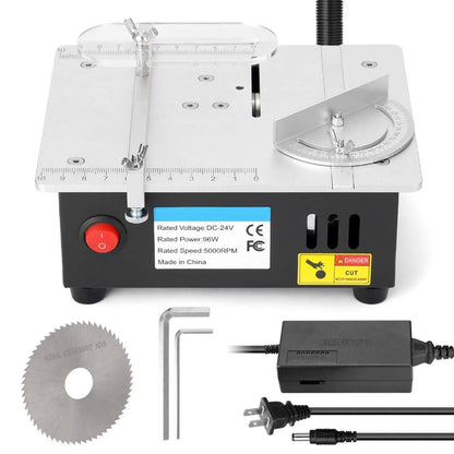 Mini Multifunctional Table Saw Electric Desktop Saws Small Household DIY Cutting Tool Woodworking Bench Lathe Cutter Machine