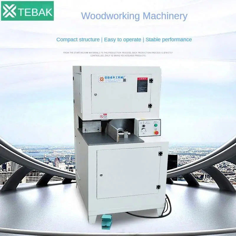 TEBAK XJ-43 Circular Sawing Machine Aluminium Plastic Cardboard 90 Degree Solid Wood Panel Blade Right Angle Cutting Machine