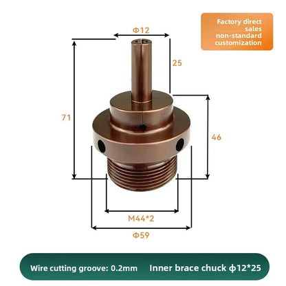 The Rear Pull-type Sleeve of the Internal Clamping Chuck for the Inner Support Head of the CNC Lathe
