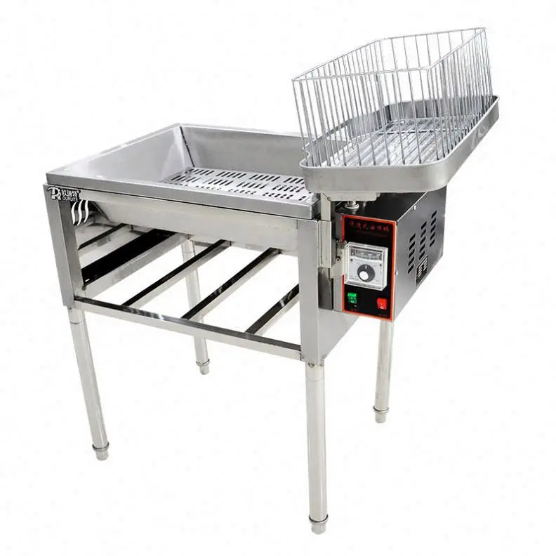 TEBAK French Fries Chicken Leg Fryer Automatic Fryer Machine Commercial Large Capacity Single Cylinder Fryer