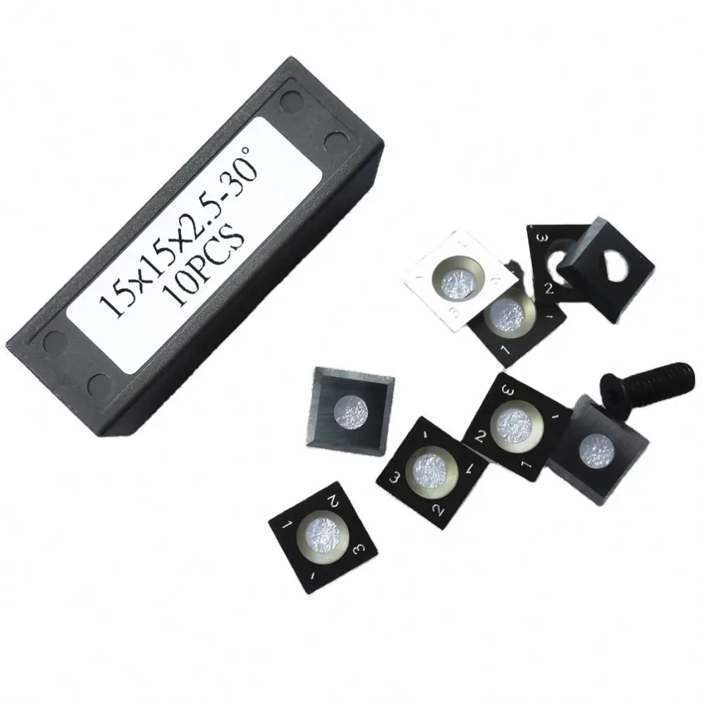 15x15x2.5 R150 Tungsten Carbide Square Woodworking Insert for Wood Turning Tools on Sale