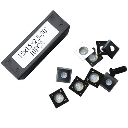 15x15x2.5 R150 Tungsten Carbide Square Woodworking Insert for Wood Turning Tools on Sale