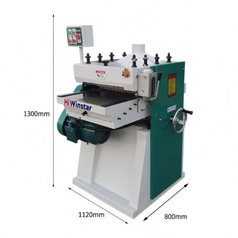 TEBAK XJ-25 High Speed Woodworking Machinery Double Sided  Electric Wood Thickness Planer Surface Jointer Thicknesser Machine