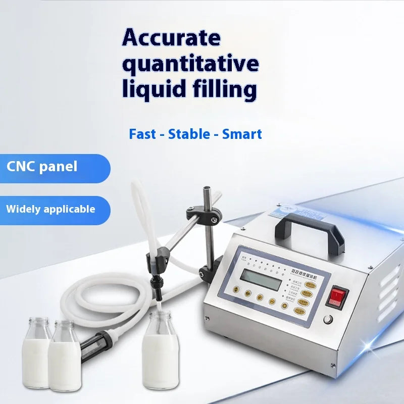 TEBAK Factory Wholesale Price Digital Control Liquid Filling Machine Juice Milk Portable Electric Liquid Water Filling Machine