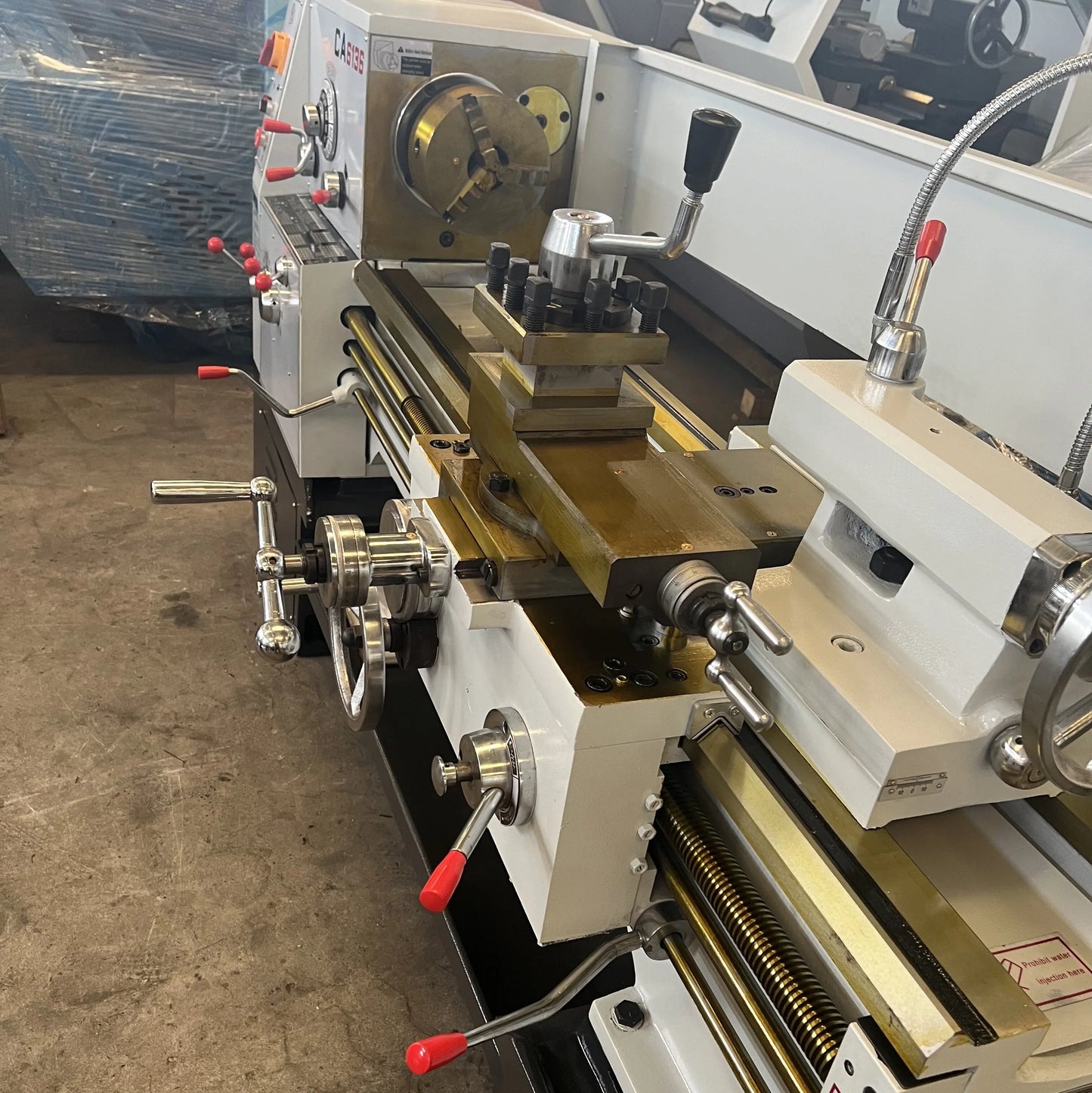 TEBAK Manual 3 Meters CA6136 3000mm Heavy Duty Metal Universal Conventional Horizontal Metal Cutting and Turning Lathe Machine