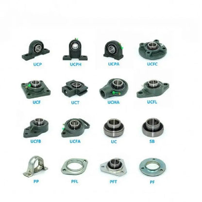 TEBAK D-26 Pillow Block Bearing Shaft UCP202 UCP203 UCP204 UCP205 UCP206 UCP207 Pillow Block Housing Fixed Support Seat