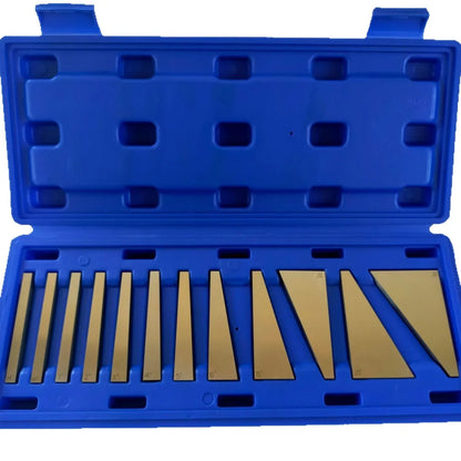TEBAK Precision Block Gauge Angle Block Set Gage Angle Plates Precision +/- 20 Seconds, Machinist Tool Block Gauge Gage