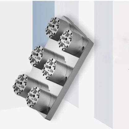 TEBAK Standard or Customized Stainless Steel Hydraulic Chuck D100 Type Six Station Pneumatic Chuck for Cnc Machine