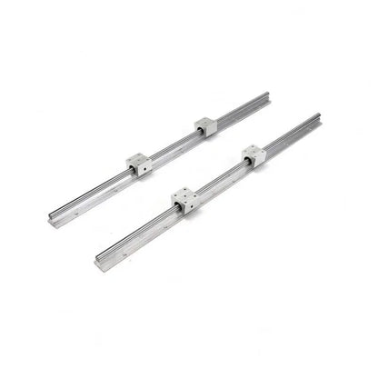 TEBAK  Rails+4 SBR16UU Sliders  Linear Guide Slider 100mm 200 500 1000mm Linear Guide Open Linear Bearing Guide Rail