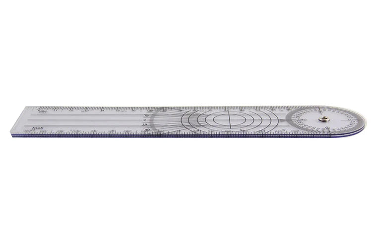 TEBAK 6 Inch Plastic Medical Ruler Goniometer Custom logo