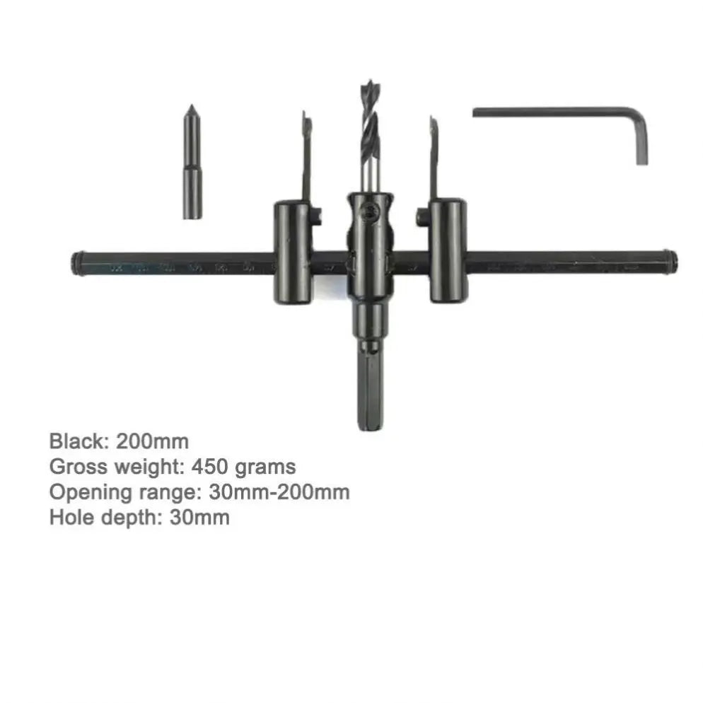 TEBAK Adjustable Aircraft Type Woodworking Hole Opener Audio Spotlight Integrated Ceiling Downlight Gypsum Board Drilling Drill