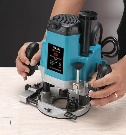 A TEBAK 2200W High Power Bakelite Milling Machine Mortise and Tenon Machine Trimming Machine