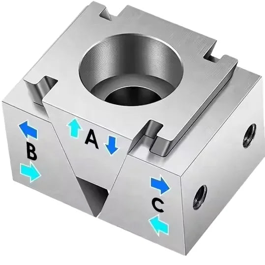 Smooth Jaws Precision M6 M8 M10 M12 M14 M16 OK Vise Wedge Clamping element MINI OK Vise Wedge Clamps Precision Modular Single